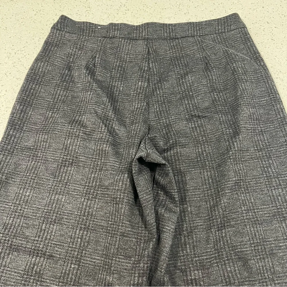 Women's Black Plaid Pants - Picture 7 of 7